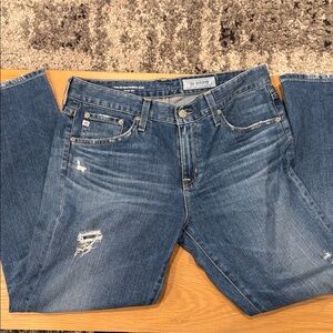 !! 3/$15 !! 
NWT Adriano Goldschmied AG Ex-Boyfriend Slim slouchy 15 year Nebula